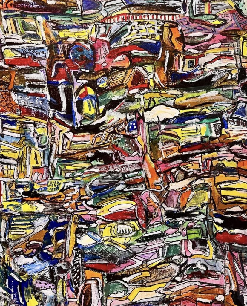 mania painted by ryan benefiel for ryan benefiel art website